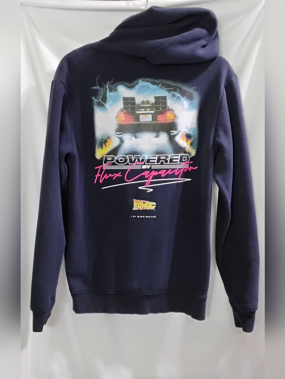 Divided by H&M Navy Blue Back to the Future Hoodie Adult Size XS